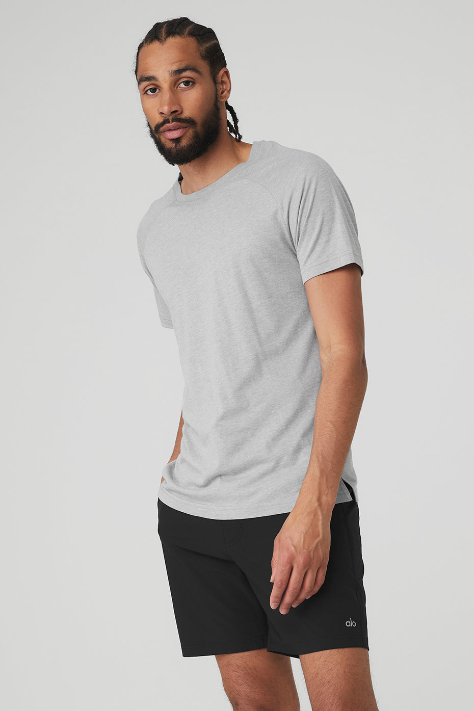 Triumph Raglan Tee - Athletic Heather Grey