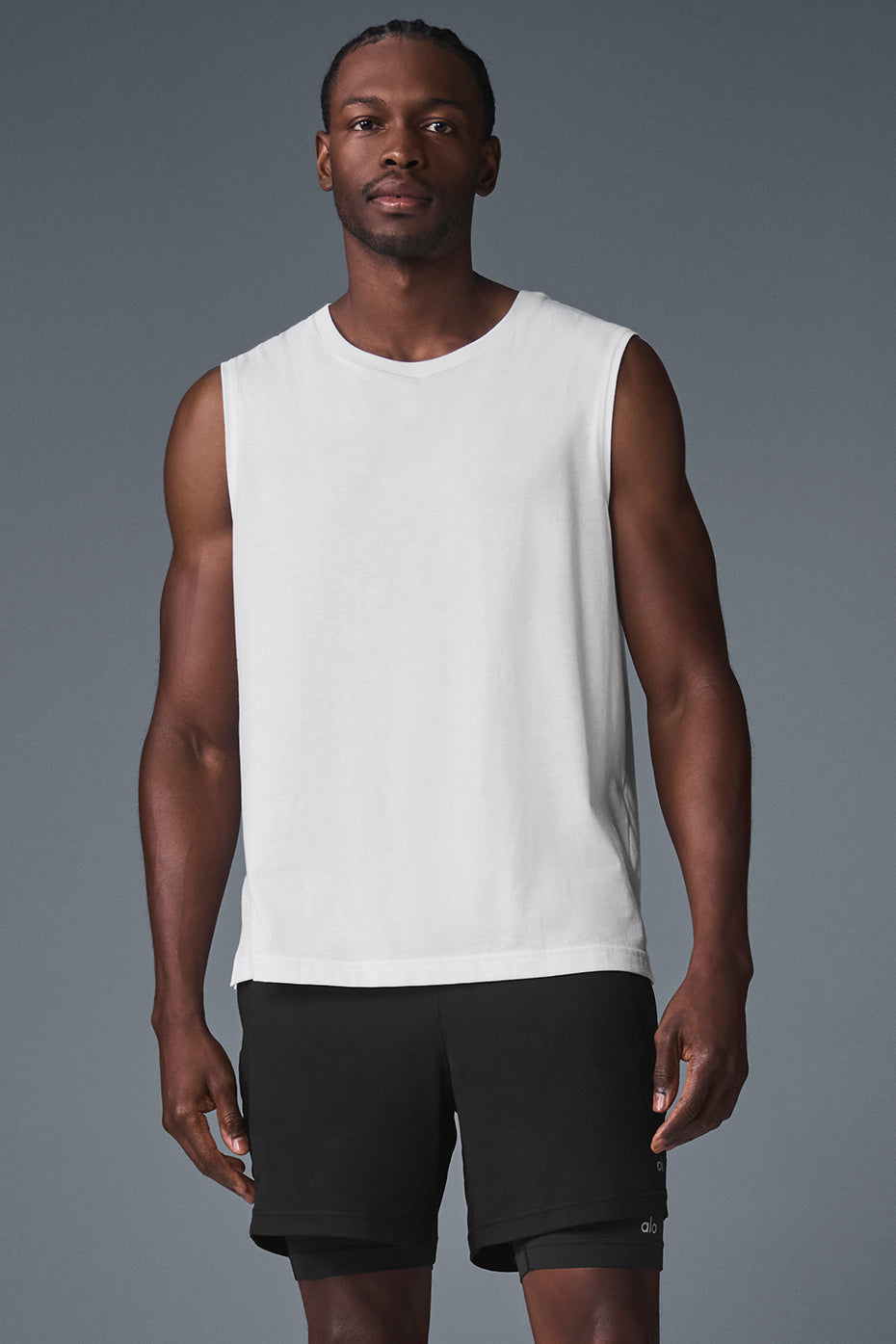 The Triumph Muscle Tank - White