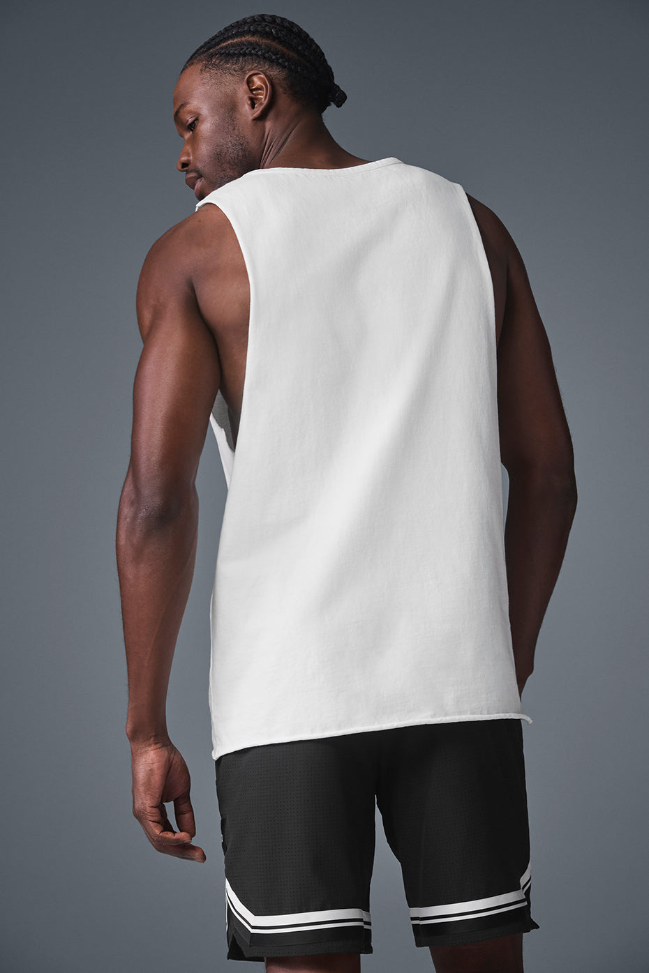 Society Raw Edge Tank - White