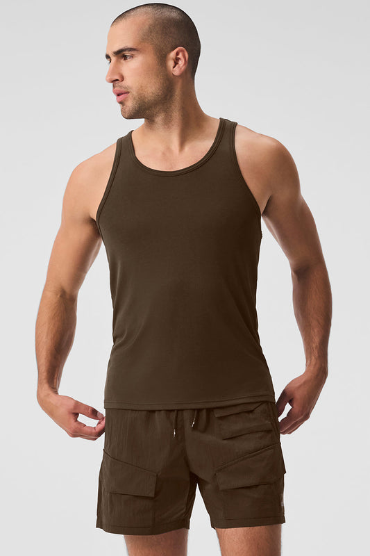 Everyday Modal Rib Tank - Espresso