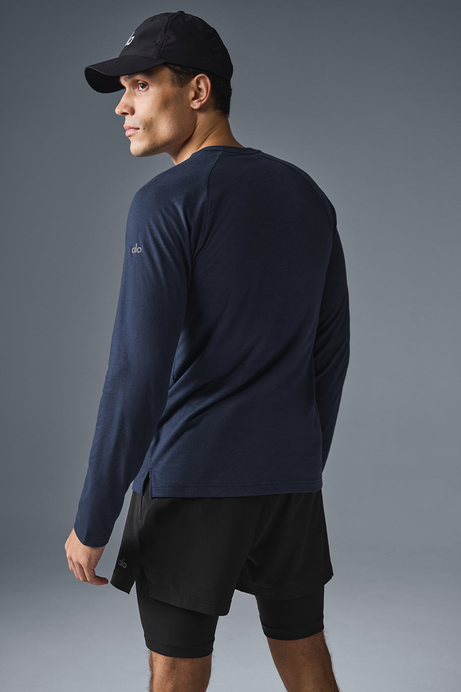 Triumph Long Sleeve Tee - Navy