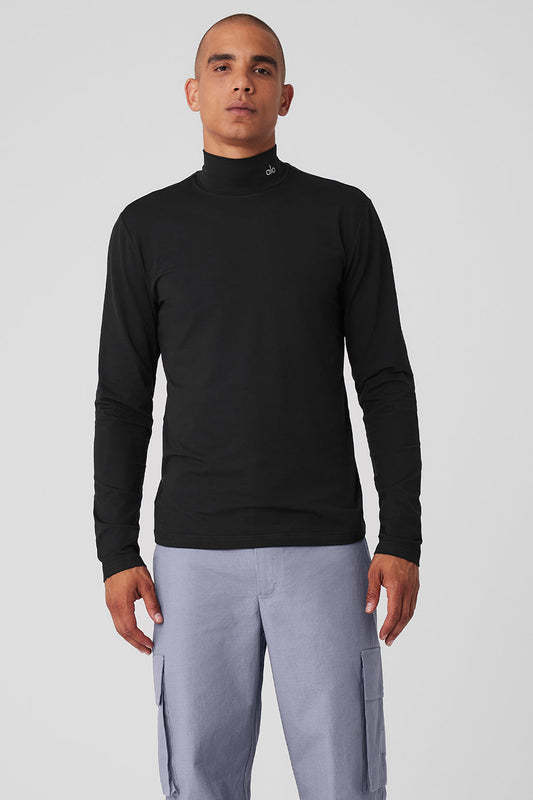 Conquer Reform Mock Neck Long Sleeve - Black