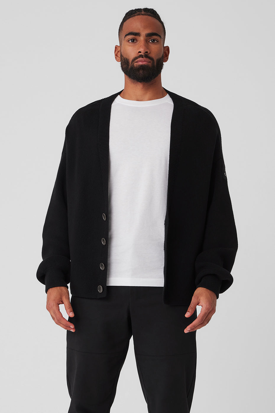 Scholar Cardigan Sweater - Black