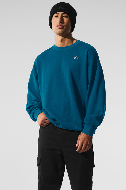 Accolade Crew Neck Pullover - Eclipse Blue