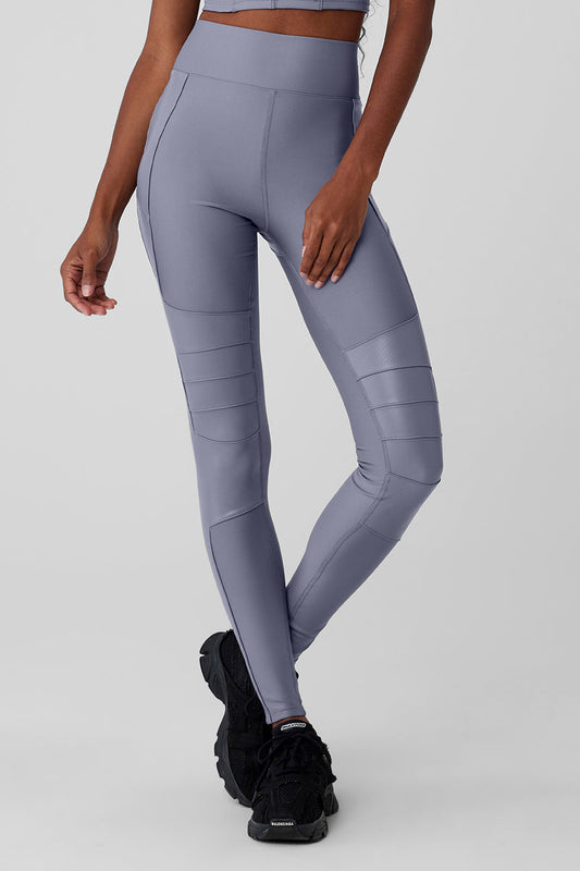 Airlift Winter Warm High-Waist Supermoto Legging - Fog