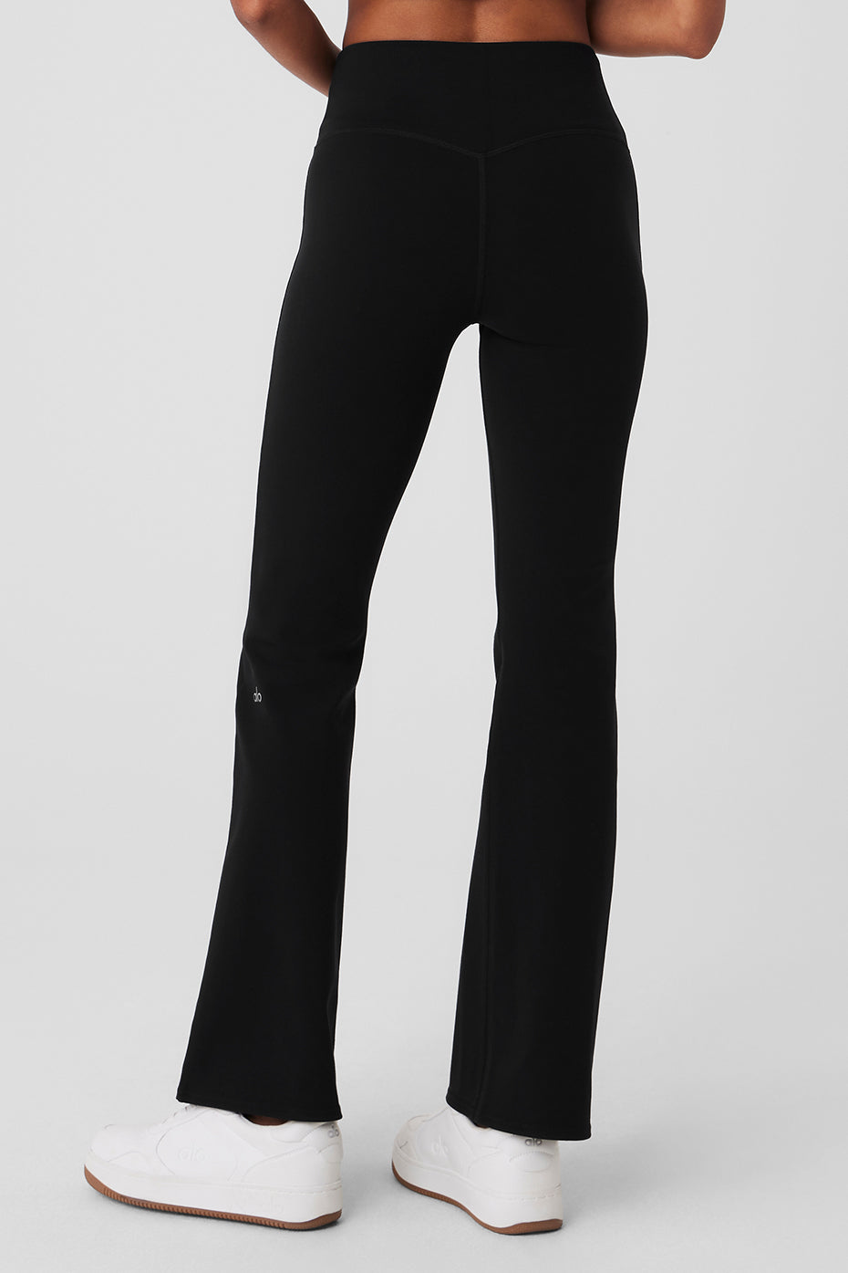 Airbrush High-Waist Flare Legging - Black