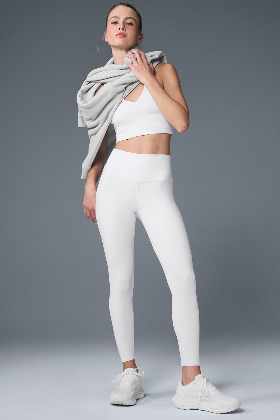 7/8 High-Waist Airbrush Legging - White