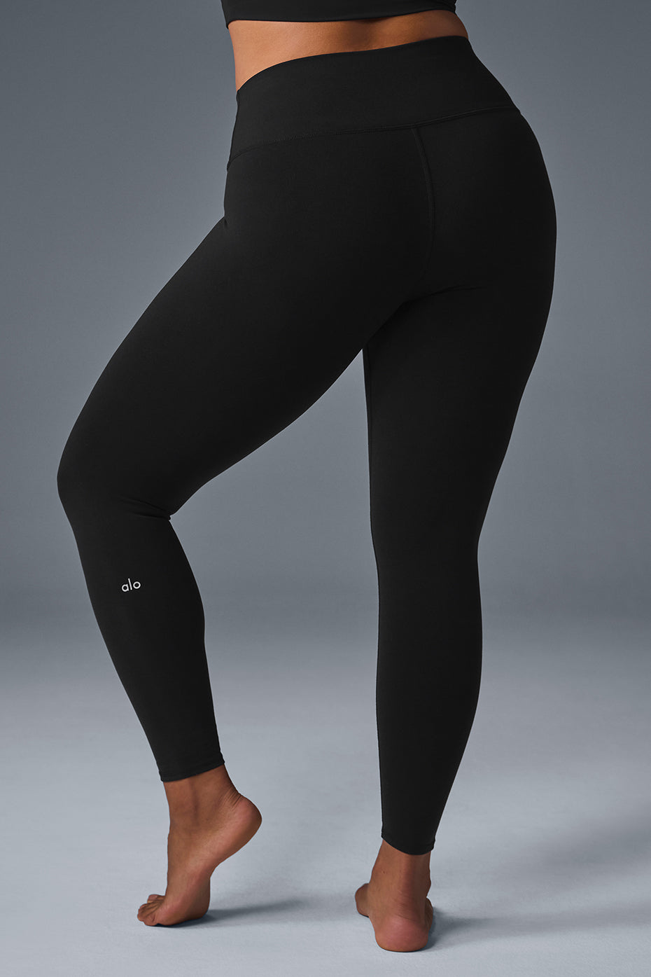 7/8 High-Waist Airbrush Legging - Black