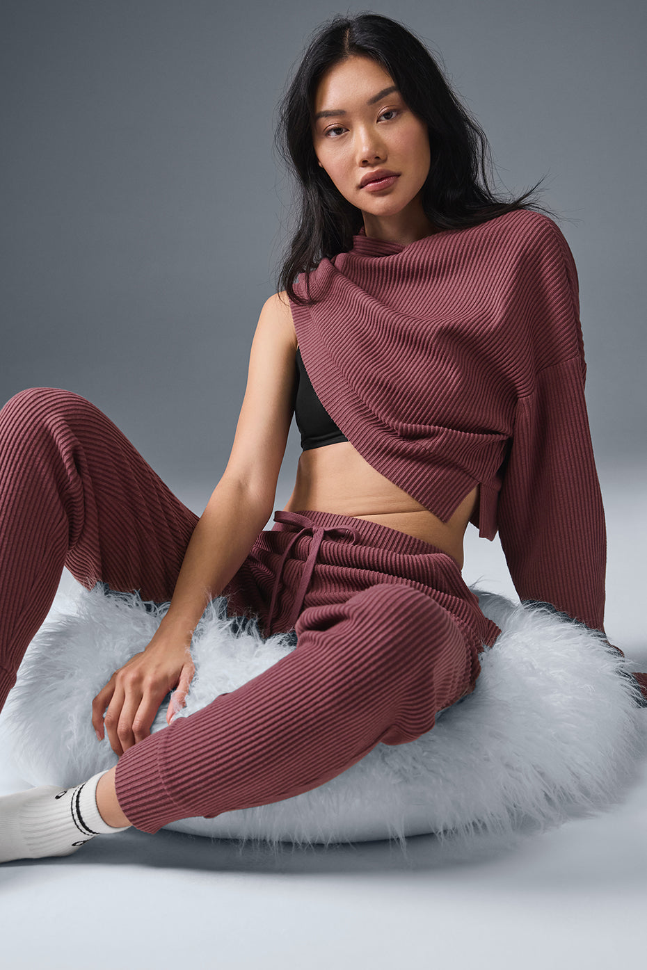 Muse Sweatpant - Burgundy Truffle